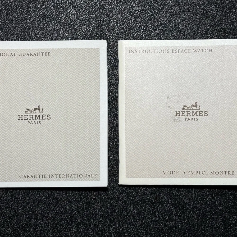 HERMES Kepler Authentic Auto Women Watch. Silver dial & Green Leather band. - Picture 13 of 16